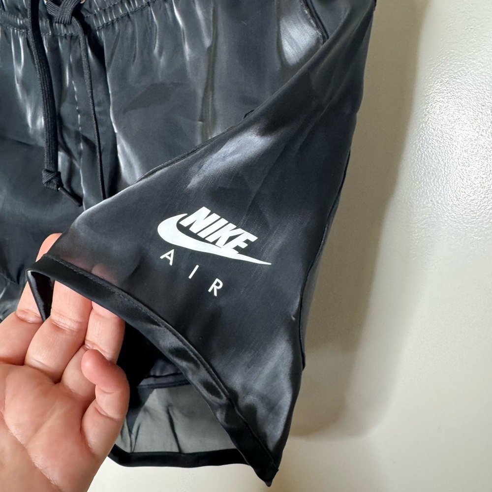Nike Women's Black Athletic Running Shorts with Drawstring - Picture 3 of 7